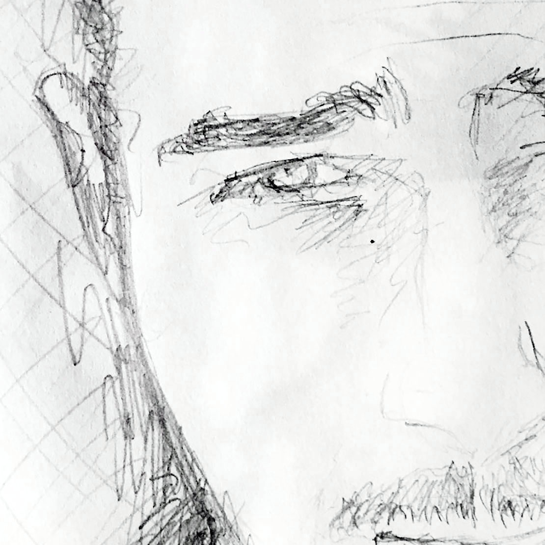 Portrait crayon de Cyril Loÿs